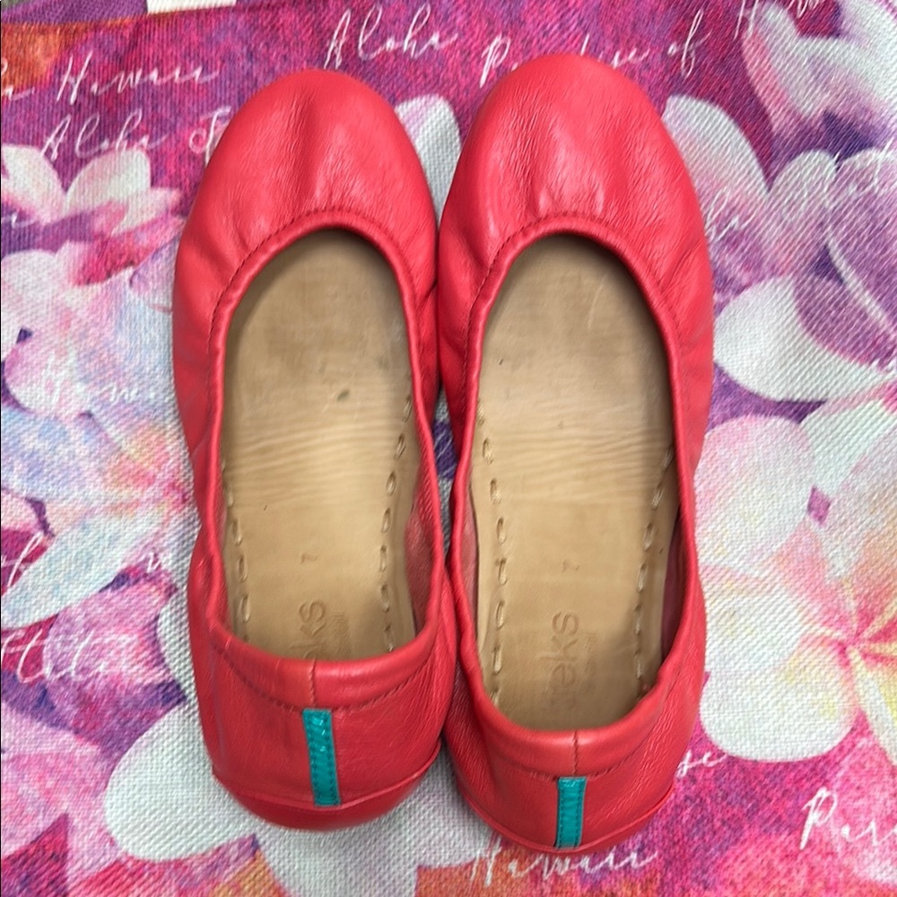 Tieks Poppy. Seasonal. Size 7. LOW Price.  FIRM